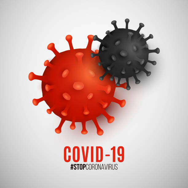 pathogenorganismus coronavirus. covid-19-epidemie infektionskrankheit. zelluläre infektion. 3d-virusmodell für ihr medizinisches projekt. vektor-illustration - model organism stock-grafiken, -clipart, -cartoons und -symbole