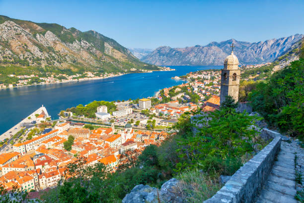 istock Old City Kotor Aerial View 1276378071
