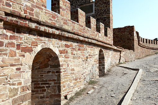 Old fortress, close-up.