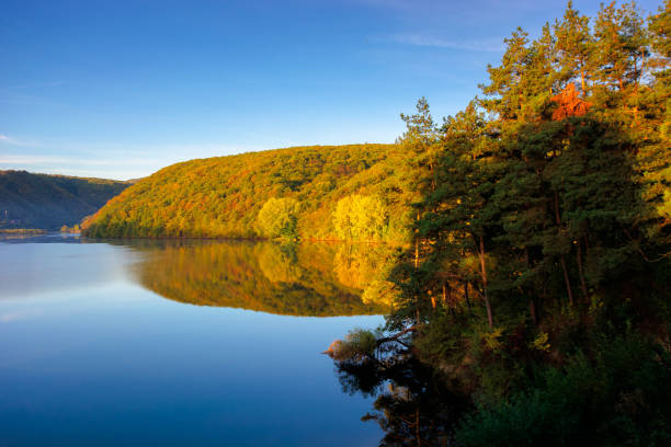 istock mountain lake among the forest 1276386901