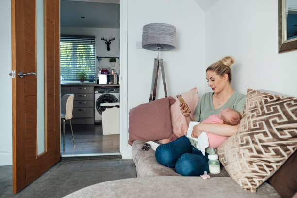 istock Looking at Her Monthly Energy Bill 1276392646