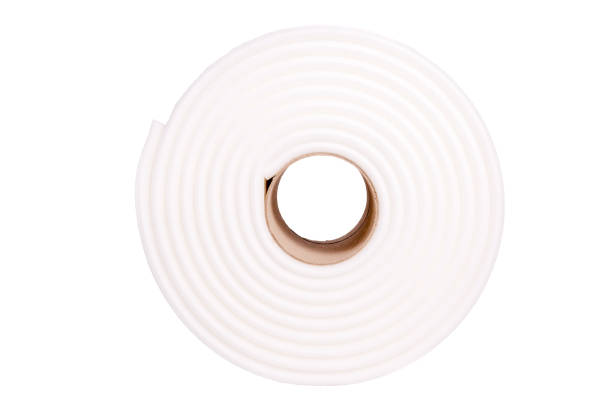istock white heat insulation roll isolated on white background 1276399695