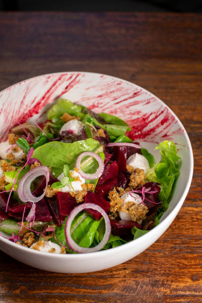 istock Quinoa beetroot salad - healthy trend food 1276404918