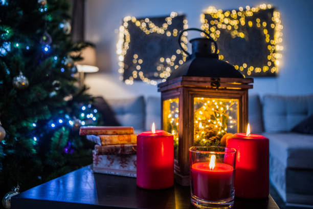 istock Christmas decorations in xmas home 1276407688