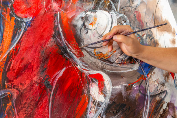 istock Detail from Artist's canvas 1276409766