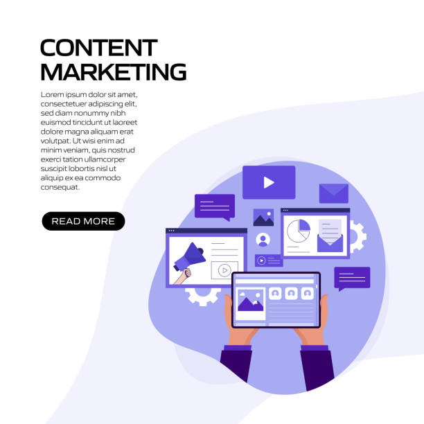 istock Content Marketing Concept Vector Illustration for Website Banner, Advertisement and Marketing Material, Online Advertising, Business Presentation etc. 1276411290