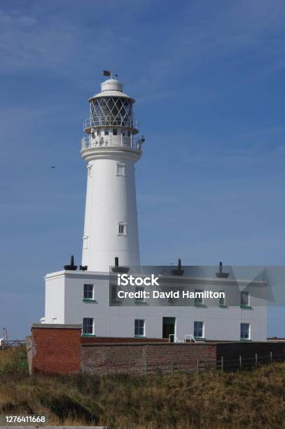 Flamborough Lighthouse Stock Photo - Download Image Now - Architecture, Beacon, Building Exterior