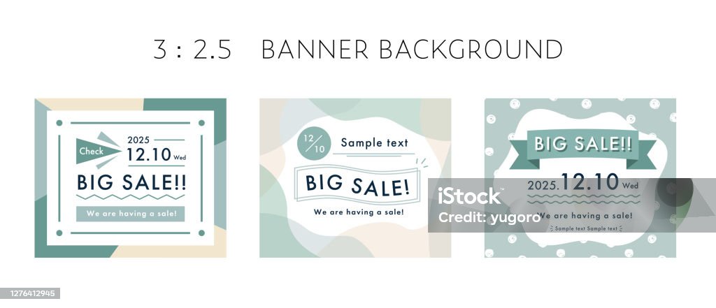 Simple Rectangular Rounded Banner Simple And Fashionable Rectangular Banner Background Set Stock ...