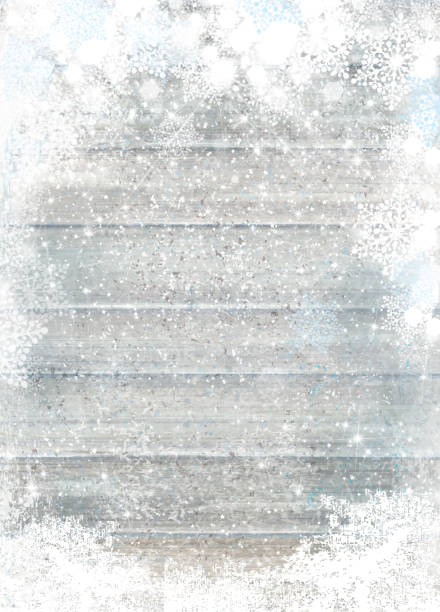 ilustraciones, imágenes clip art, dibujos animados e iconos de stock de antecedentes para vacaciones, diseño de invierno. fondo de textura de madera gris. fondo navideño. - ice grunge winter backgrounds