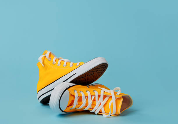 istock Iconic teenager canvas sneakers 1276419729
