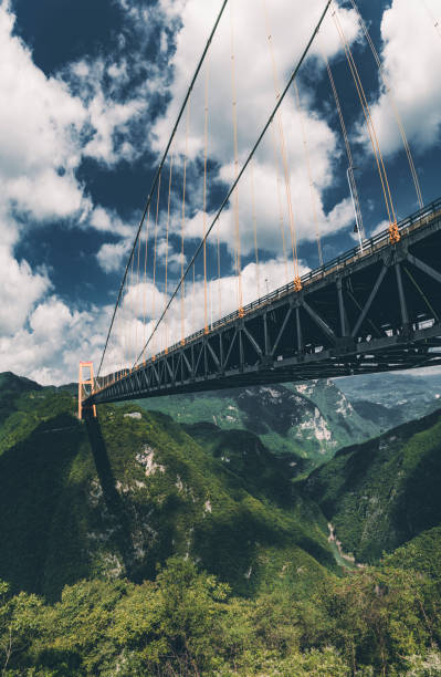 istock Sidu River Bridge in Hubei, China 1276428053