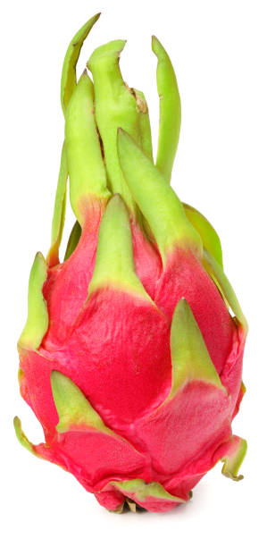 istock Ripe Dragon fruit isolated on white background. Pitaya or Pitahaya 1276428371