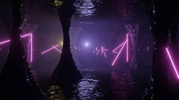 istock Underground Cave In Alien Planet 02 1276431593