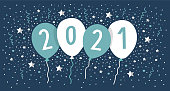 istock new year card 2021 with balloons and confetti 1276435520