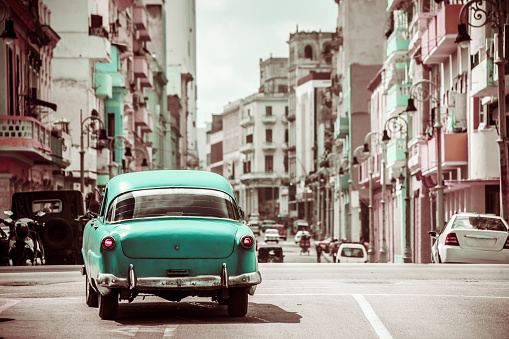 Old Cars In Havana, Cuba