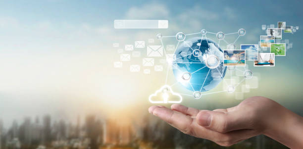 istock Technology business in the hands 1276438724