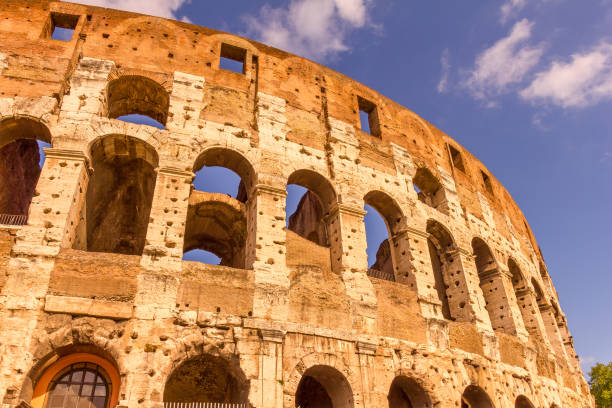 istock Sunset in the Colosseum, Rome, Italy 1276446694
