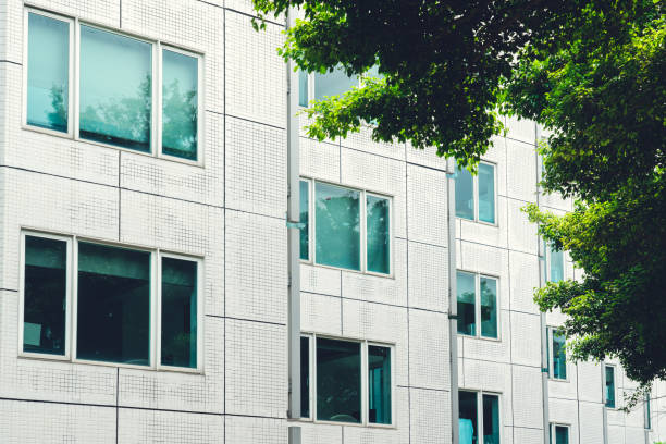 istock Cityscape with facade of a hotel building 1276447698