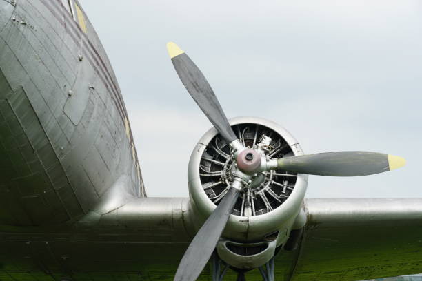 istock Propeller of a plane simple concept with sky in background. 1276451951