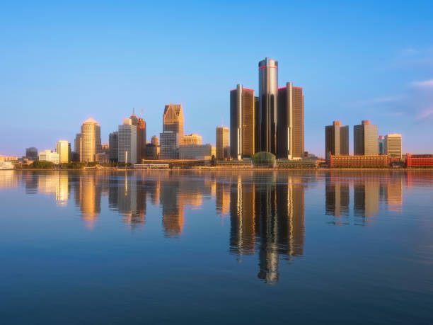istock Detroit, Michigan - Skyline at Dawn 1276452622