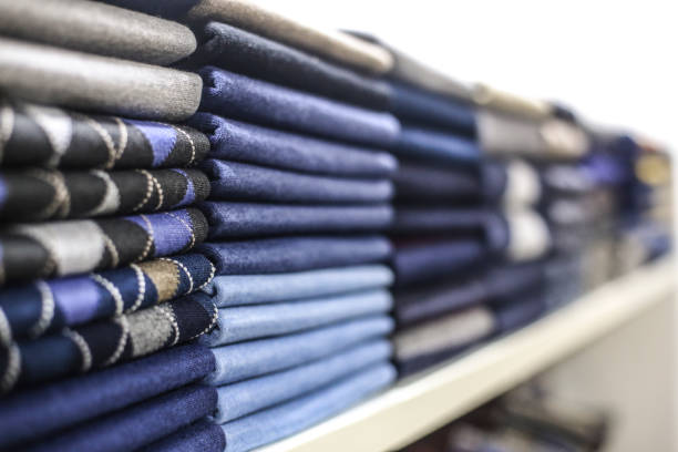 sweaters - textile textile industry warehouse store imagens e fotografias de stock