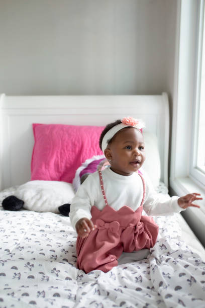 istock Cute baby girl 1276454533