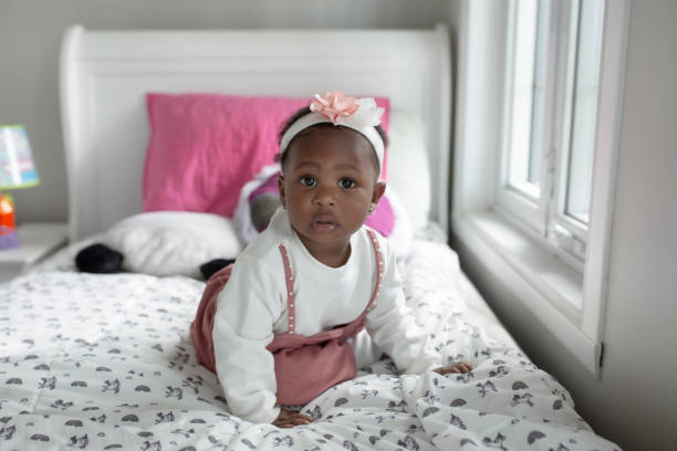 istock Cute baby girl 1276454578