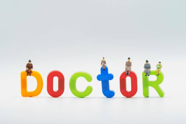istock Doctor written with coloured plastic letters 1276454644