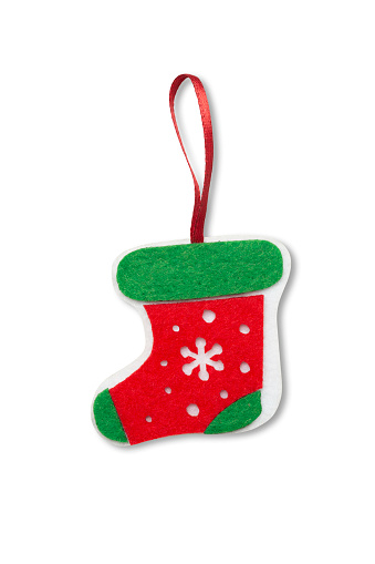 Christmas ornament on white background