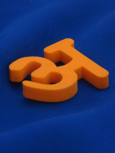 istock Indian Hindi alphabet on blue background 1276456086