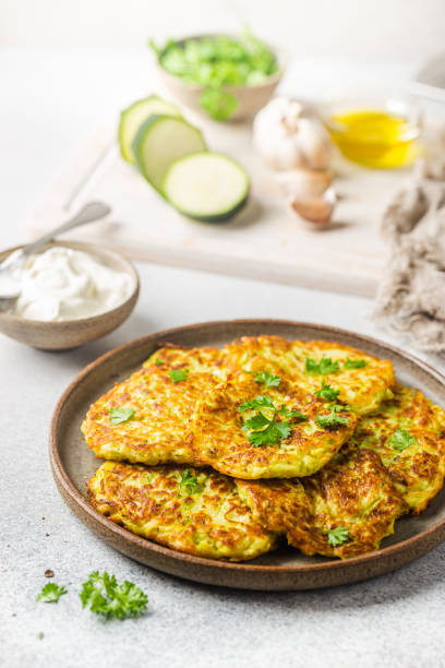 istock Green zucchini pancakes 1276456557