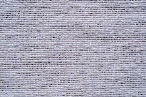 Detail of asian white patchwork carpet in Bali, Indonesia. Close up