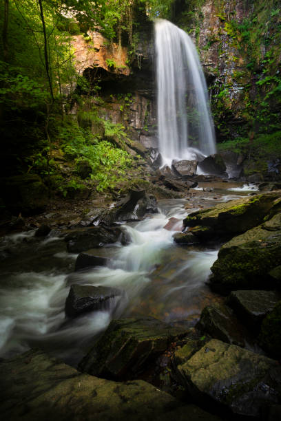 istock Moody Melincourt waterfall in South Wales 1276468387