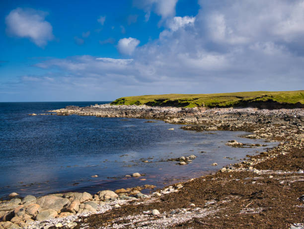 istock The pristine, deserted, rocky beach at Salt Wick in Shetland 1276468799