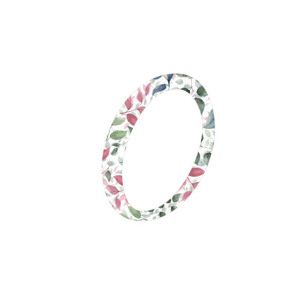 istock Number 0 for text design, holiday cards, decor and design of text messages, wedding invitations. 1276471252
