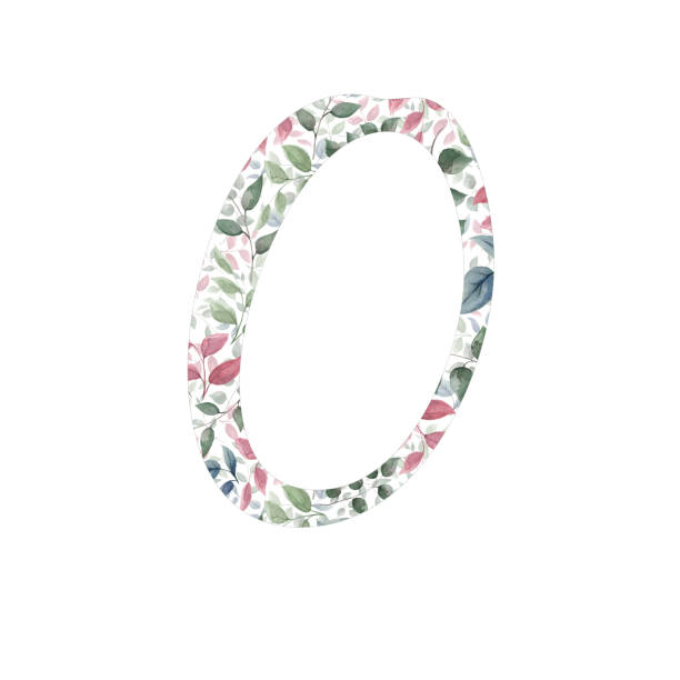 istock Capital letter O for text design, holiday cards, decor and design of text messages, wedding invitations. 1276471317