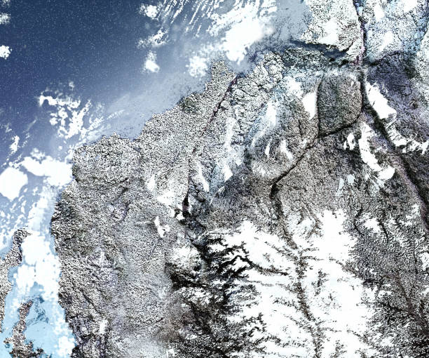 istock Piece of terrain. 3d-rendering 1276474045