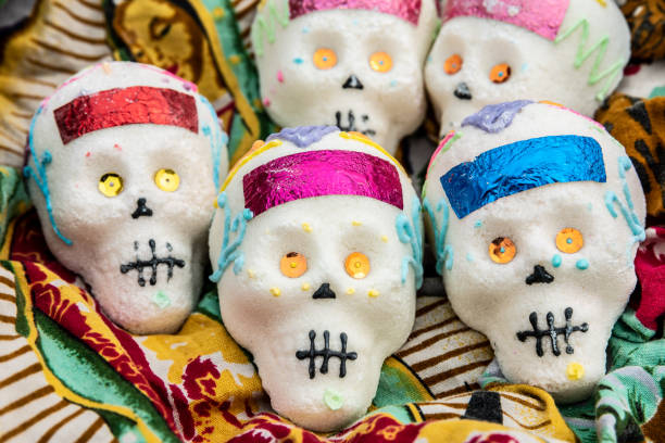 istock sugar skulls for Day of the Dead celebration 1276476607