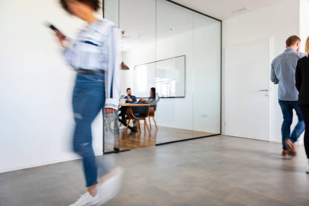 istock Crowded conference room on the busy day 1276478575