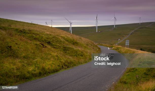 Wind Turbines In South Wales Stock Photo - Download Image Now - Wind Turbine, Wales, Public Park