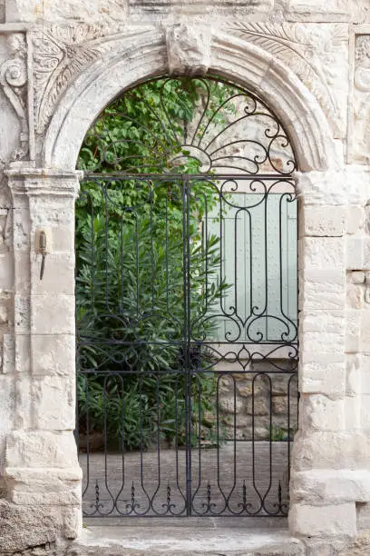 Photo of Cast-iron Gate, Menerbes, Provence, France