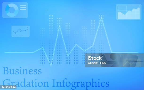 Blue Graph Infographic Bluebased Infographics Graphs Charts And Tables Stock Illustration ...