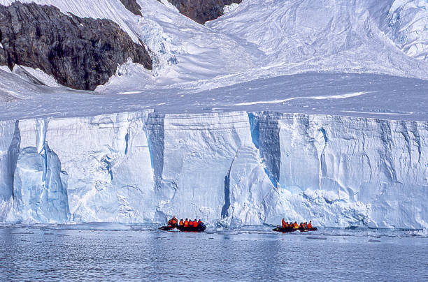 istock Snow Covered Glaciers and Mountains in Antarctica 1276491679