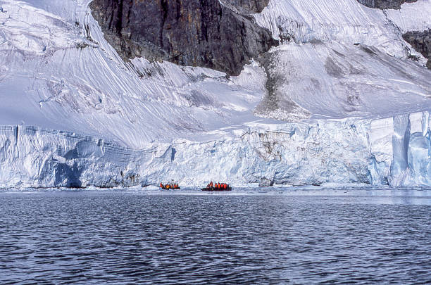 istock Snow Covered Mountains in Antarctica 1276493336