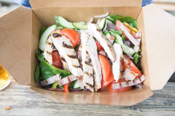 istock Food in Take away container at Pub 1276503888