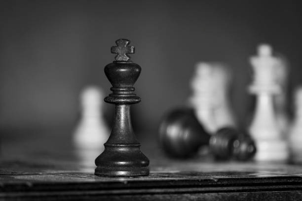 istock Chess photographed on a chessboard 1276503901
