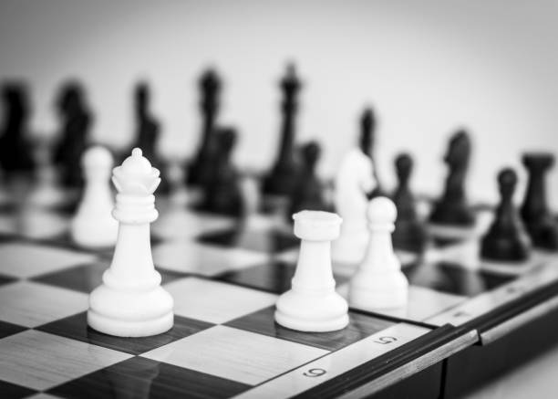 istock Chess photographed on a chessboard 1276503925