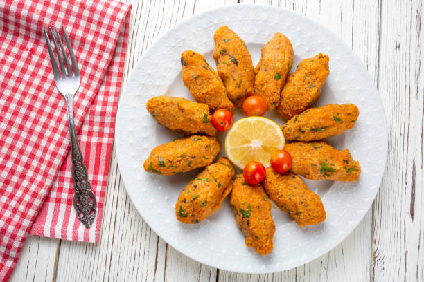 istock Mercimek Koftesi, Traditional Turkish Food with Bulgur and Lentil 1276504849