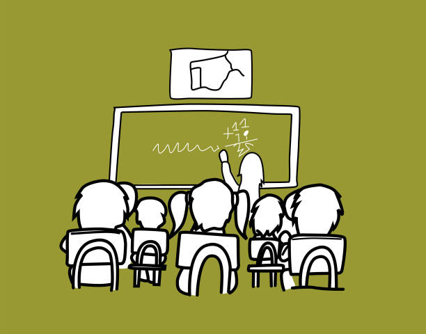12,510 Cartoon Of A Teachers In Classroom Illustrations & Clip Art - iStock