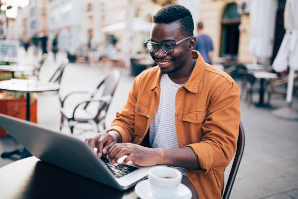istock Young African American freelance businessman working 1276520214
